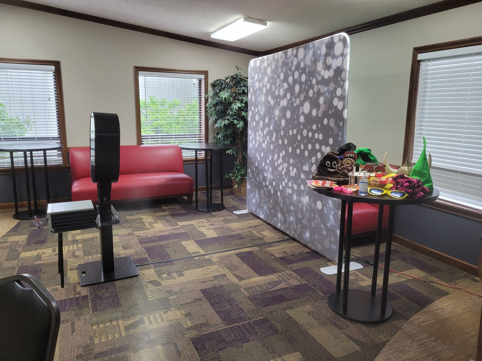 Open air photo booth rental at Cincinnati corporate event